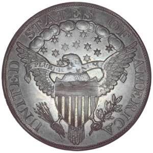draped bust dollar reverse