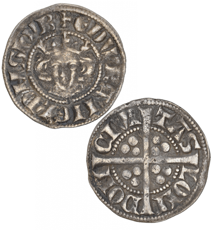 England, London, Edward II, 1307-1327, Silver Penny