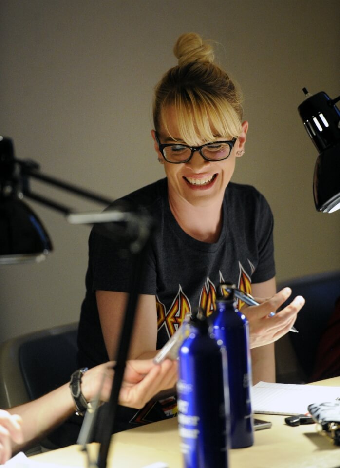 woman in summer seminar class