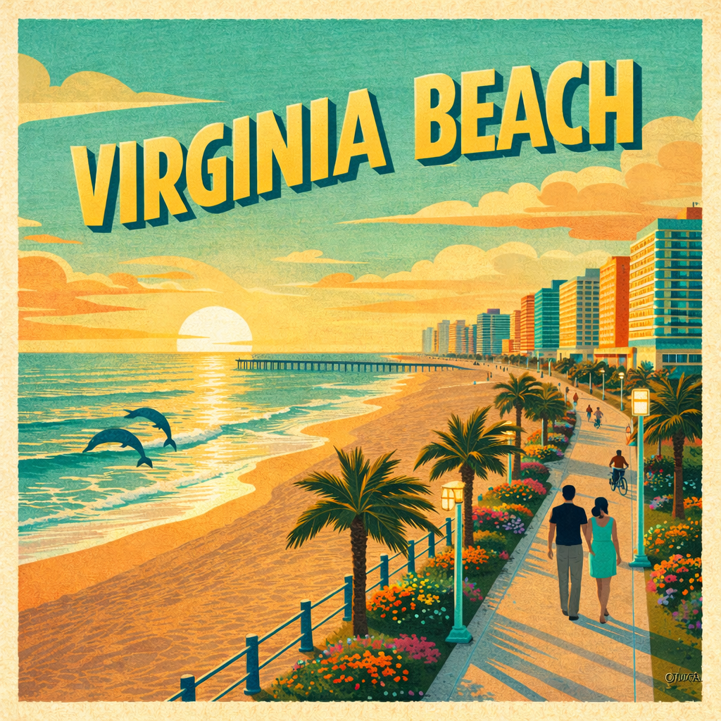 Virginia Beach sunset vibes