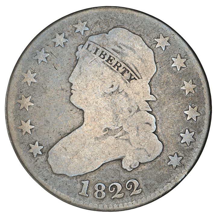 1822 | Capped Bust Quarter Dollar