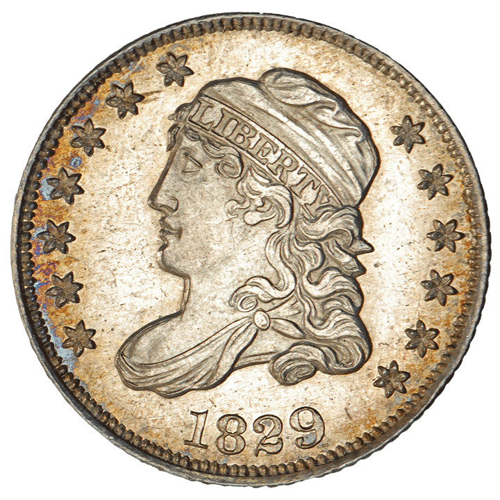 1829 | Capped Bust Half Dime, Proof
