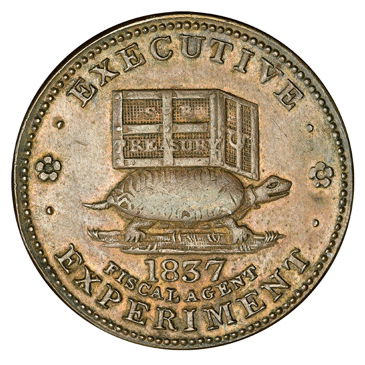 1837 | Satirical Hard Times Token